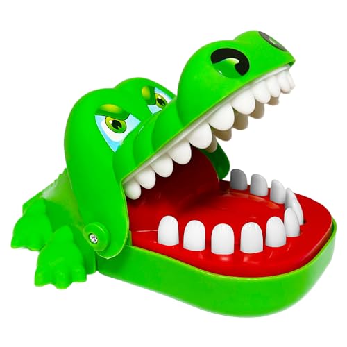 Cuackamily Spielzeug Krokodil Zähne, Krokodil Spiel, Klein Croco Doc Spiel Action Geschicklichkeit Spiel für Familienspiel Partyspiel, Kinder Erwachsene Geschenk von Cuackamily