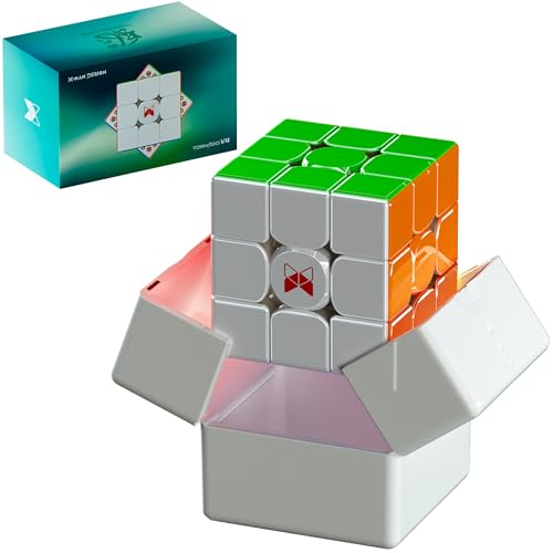 CuberShop QY X Man Tornado V4 M Flagship Bright Version, 2024 Flagship 3x3 Magnetic Speed Cube, 3-Mag. Edge Positioning & Mag.Core Positioning, 3 by 3 Premium Magnetic, X-Man Tornado V4M Flagship von CuberShop