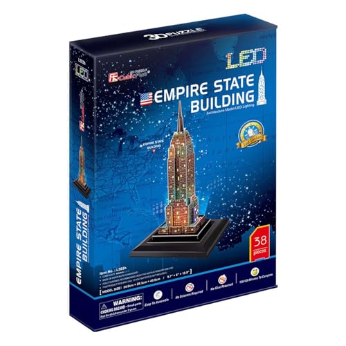 CubicFun 3D Puzzel Empire State Building met Led Verlichting CubicFun 3D Puzzel Empire State Building met Led Verlichting von CubicFun