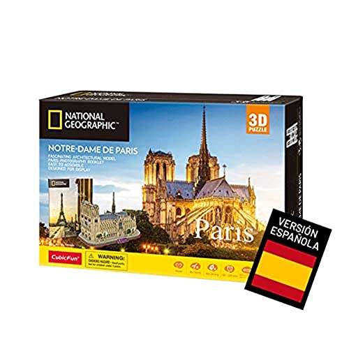 CubicFun Puzzle 3D Notre Dame National Geographic [Puzzle] von CubicFun