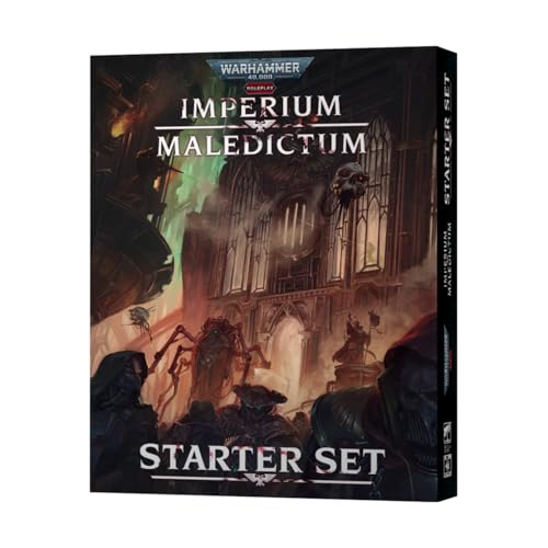 Cubicle 7, WH 40K RPG Imperium Maledictum Munitions Starter Set - Fantasy RPG Starter Set - für 1+ Spieler ab 14 Jahren von Cubicle 7