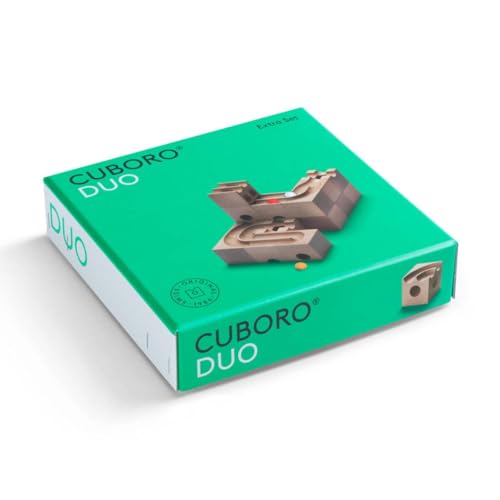 Cuboro Duo - Kugelbahn - das Extra Set für zweispurige Bahnen von Cuboro