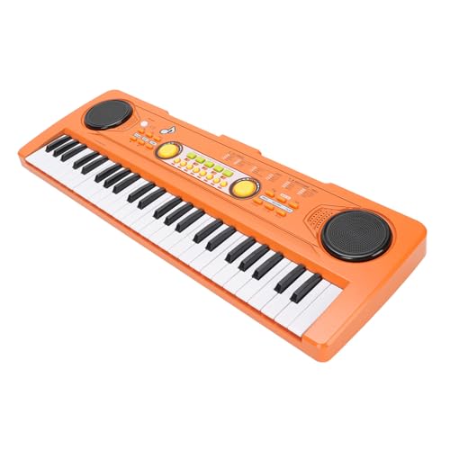 49 Tasten Klavier -Tastatur für Kinder, Tragbare Elektrische Klavier -Tastatur mit 16 Tönen, 8 Rhythmen, 8 DMOs, Anfänger -Keyboard -Klaviermusikinstrument mit Mikrofon für Kinder von Cuifati