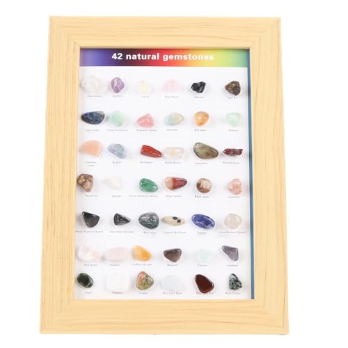 Cuifati Edelsteine und Kristalle Set, 42 Steine Arten Sammeln eine Reihe Transparenter Display -Box für Zuhause Cuifati Edelsteine und Kristalle Set, 42 Steine Arten Sammeln eine Reihe Transparenter Display -Box für Zuhause von Cuifati