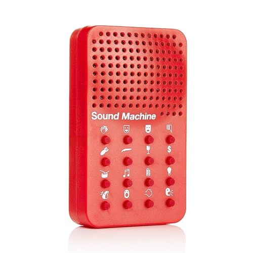 Cuifati Lustige Sound-Maker-Maschine mit 16 Soundeffekten, Tragbare Elektronische Neuheit, Lustiges Geräusch-Maker-Spielzeug mit Lachen, Applaus, Hupen, Kompaktes Design für Lustig von Cuifati