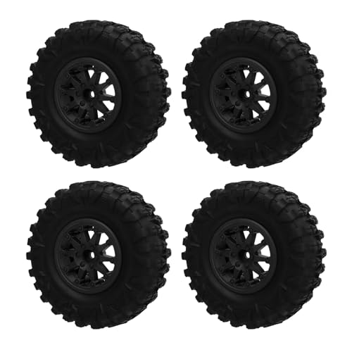 Culnflun 2.2 in RC Crawler -Reifen Nylon dreieckularer Hub RC -Auto Reifen Axial SCX10 90046 Redcat Gen8 hohe Traktionsdauer Ersatz für das Klettern (Black) von Culnflun