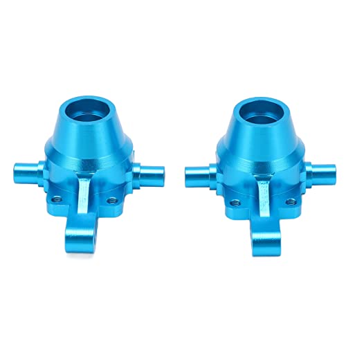 Culnflun 2PCS Vorderer Lenkbecher, CNC-Bearbeitung, Abnehmbarer Lenkbecher aus Aluminiumlegierung, RC-Car-Lenkbecher, Blau für TT01-Upgrade-Teile von Culnflun