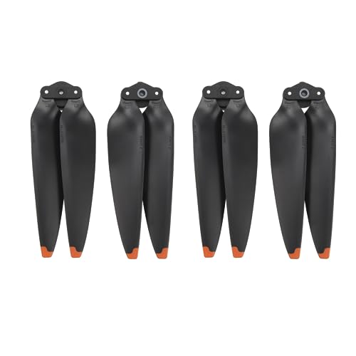 Culnflun 4PCS Propeller Air3 Drone 8747f Schnellförderung Klapper Ersatzblätter für Drohnenzubehör geeignet (Orangefarbene Kanten) von Culnflun