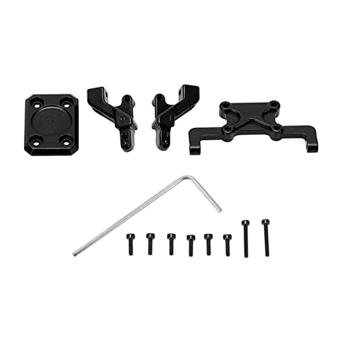 Culnflun Aluminium-Heckkarosserie-Montagesatz, entfernen, hoch für Axial SCX24 AXI00002 1/24 RC-Auto-Upgrade-Teile (Black) von Culnflun