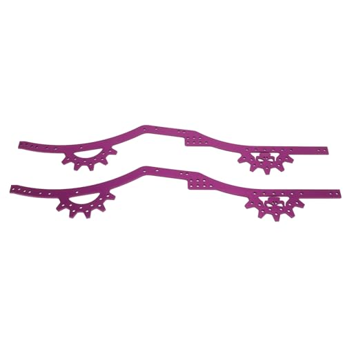 Culnflun Aluminiumlegierung Einstellbarer Radstand RC -Fahrgestellschienen für axiales SCX10 II 1/10 RC -Auto (Purple) von Culnflun