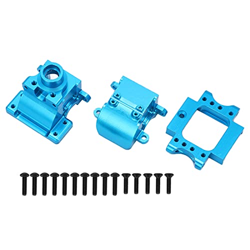 Culnflun Aluminiumlegierung Getriebe RC Upgrades Teile mit Schrauben HSP 94122 94177 94188 1/10 RC Car Upgrade Anwendbar für ferngesteuerte Autos (Blue) von Culnflun