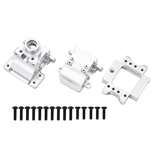 Culnflun Aluminiumlegierung Getriebe RC Upgrades Teile mit Schrauben HSP 94122 94177 94188 1/10 RC Car Upgrade Anwendbar für ferngesteuerte Autos (Silver) von Culnflun