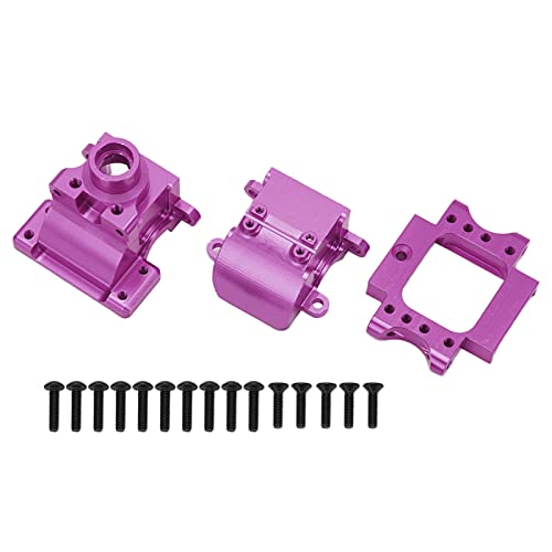 Culnflun Aluminiumlegierung Getriebe RC Upgrades Teile mit Schrauben HSP 94122 94177 94188 1/10 RC Car Upgrade Anwendbar für ferngesteuerte Autos (Violet) von Culnflun