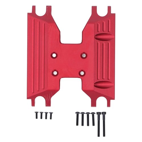 Culnflun Aluminiumlegierung RC Getriebe Basis erweiterte Getriebeplatte Capra 1/18 UTB18 Crawler Skid Plate (Red) von Culnflun