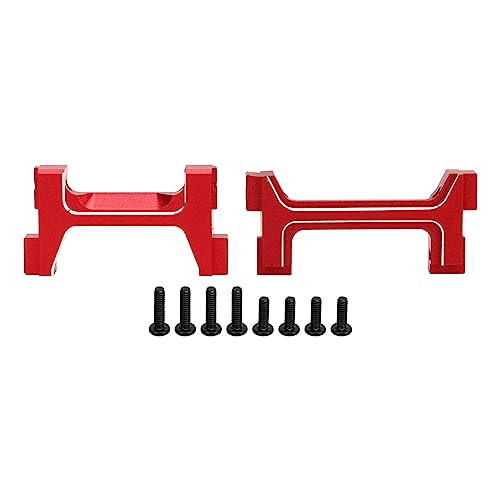 Culnflun Aluminiumlegierung vorderen Heck -Stoßfänger -Halterungen RC Stoßfänger Mount 4m 1/18 RC Crawler (Red) von Culnflun