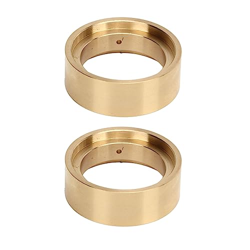 Culnflun Brass Internal Beadlock Clamp Ring Professional RC Brass Beadlock Wheel Weights for 1/18 RC Car (Gold) von Culnflun