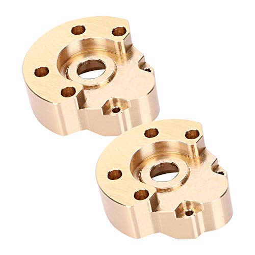 Culnflun Counterweight Cover, 2pcs Gold 37mm Messing Counterweight Balance Gewichtsabdeckung, verbessert die Stabilität und Handhabung für Redcat -Gen8 RC -Autozubehör von Culnflun