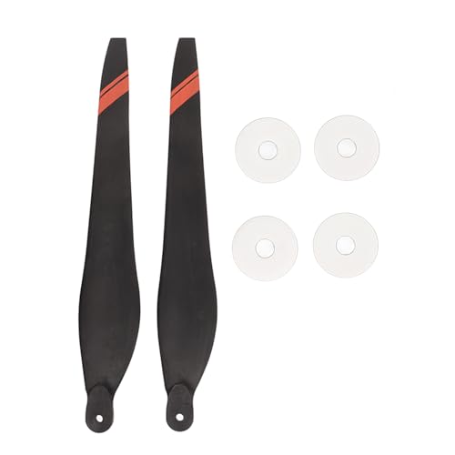 Culnflun Drohne Propeller Blade Stall niedriger Rauschersatz für landwirtschaftliche Pflanzenschutz Drohnen Brown schwarz 443 mm 2 Stück (CW) von Culnflun