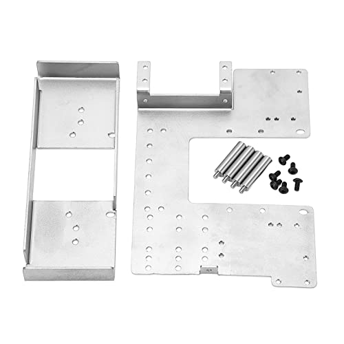 Culnflun Edelstahl Batteriekoffer Kit 1/14 LKW -DIY -Modellierung Silber von Culnflun