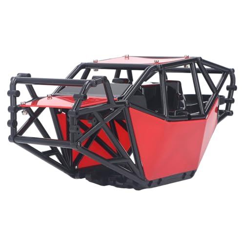 Culnflun Fernbedienung Crawler Body Shell Kunststoff RC Roll Cage Car Model -Zubehör für axiale scx10 (Red) von Culnflun