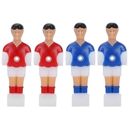 Culnflun Foosball -Spieler Fußballspiele Mini Humanoid Plastikpuppe Tisch Fußball Maschine Accessoire Rot Blau Leichtes Gewicht Kleiner Größe von Culnflun