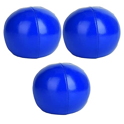 Culnflun Jonglier Ball Set Haltbarkeit Tränen widerstehen PU Leder Clown Jonglieren Bälle für Anfänger -Profis Kinder Kinder (Blue) von Culnflun