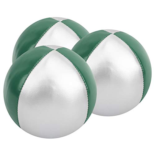 Culnflun Jonglierkugel, Jonglier Set Puzzle Ball Leichtes tragbares Bildungsspielzeug für Freizeitsport in Innenräumen (Green/Silver) von Culnflun