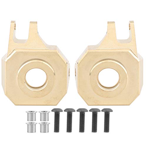 Culnflun Messing Heavy Duty Lenkung Knuckle, 2PCS Premium Stabilität Verbesserung RC -Autoteile für axiale SCX10 II 90046 90047 von Culnflun