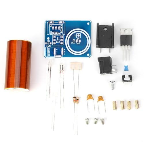 Culnflun Mini-Spule, elektronisches DIY-Fernbedienungs-LED-Funkenmodul-Kit mit 12 V Gleichstrom, zur Erzeugung von Hochtemperatur- und Hochspannungsplasma, für Industrie und (Spare Parts) von Culnflun