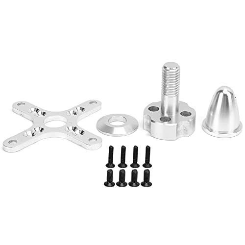 Culnflun RC Airplane Propeller Adapter Holder C6354 200/250KV Brushless Motor Spare Parts Stable Lightweight Easy Install Silver von Culnflun