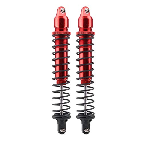 Culnflun RC Aluminiumlegierung Stoßdämpfer Dämpfer Leichtes Upgrade für XMAXX 1/5 Ferngesteuertes Auto-Set (7761R red) von Culnflun