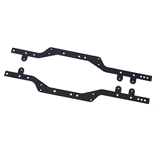 Culnflun RC -Auto -Chassis -Strahl, 2pcs Haltbarkeit Metall Ersatzzubehör schwarz, für WPL C34 C34K C34KM 1/16 RC -Auto von Culnflun