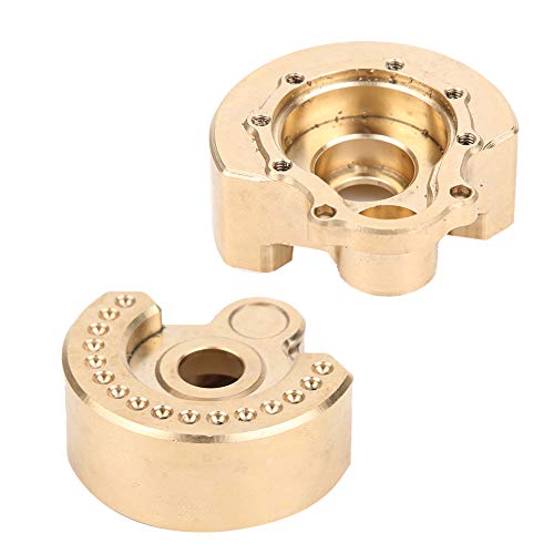 Culnflun RC Car Accessory, 1 Pair Each Brass Counterweight RC Car Balancing Weight Lower Center Increase Stability, for 1/10 Scale Brass Material von Culnflun