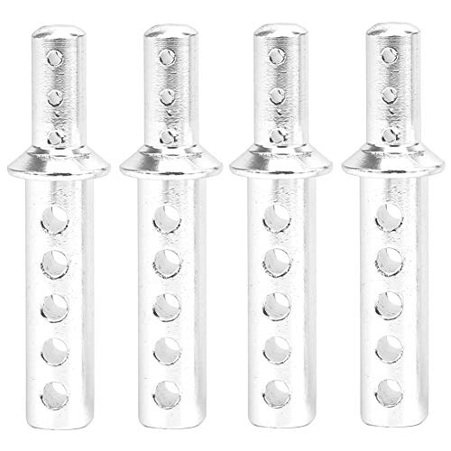 Culnflun RC Car Shell -Säule, 4pcs Aluminiumlegierung RC Shell Säule Ersatz für HSP 94111 94108 94188 1/10 RC -Auto (Silver) von Culnflun