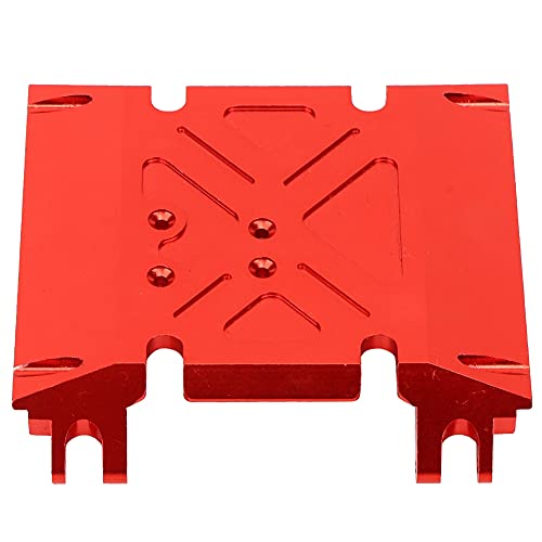 Culnflun RC Car Skid Plate, CNC -Bearbeitung Aluminiumlegierung Leichtes Ersatz Zubehör Axial Wraith 90018 Rotblau (Rot) von Culnflun