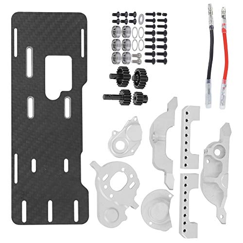 Culnflun RC -Getriebe, RC -Auto -Frontmotorgetriebe, Leichtmetallfaser -Leichtgewicht für 4 G2 RC -Auto 1/10 Skala -Fernbedienungsfahrzeug von Culnflun