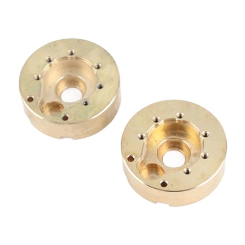 Culnflun RC Messing Wheel Hub Gegengewichtsbalance -Gewichtsblöcke, 2pcs Messingmaterial 40 mm Durchmesser 17 mm Dicke, passen für 4 1/10 RC Crawler von Culnflun