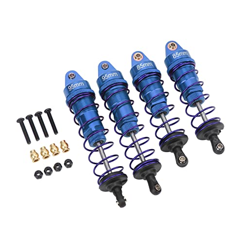 Culnflun RC Shock Absorber Front Rear Aluminum Alloy Upgrade Parts RC Spring Damper for HSP for 1/10 RC Car (Dark Blue) von Culnflun