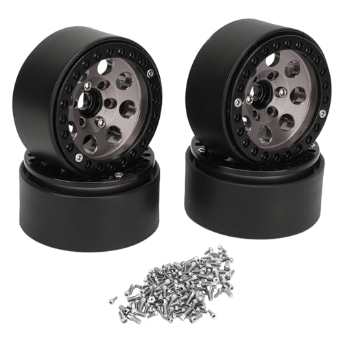 Culnflun RC Wheel Rim Aluminium Legierung Stabiler RC -Autorad -Hub für axiale scx10 II III (Ti) von Culnflun