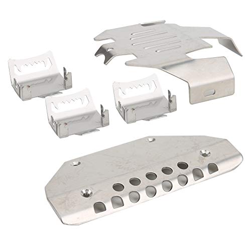 Culnflun -Rüstungen schützen Platte, 5pcs Edelstahl -Chassis -Rüstungsräume schützen Schaltplatten -Set für 6 G63 6 RC -Autozubehör von Culnflun