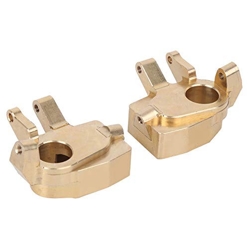 Culnflun Steering Knuckle, 1 Pair Heavy Duty Brass CNC Machined, for Axial Capra1.9 SCX10 1/10 RC Car Model von Culnflun