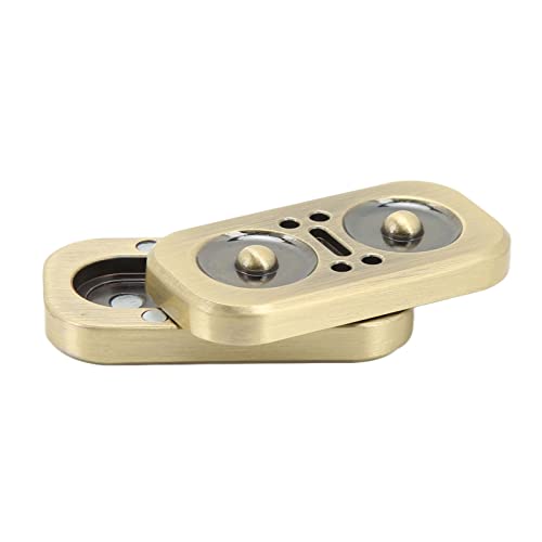 Fidget Slider Spielzeug, Metal Poke Fidget Slider - Owl Fidget Slider zur Linderung von ADHS-Angstzuständen | Kompakt, Metallmaterial, Stressabbau (Gold) von Cuque