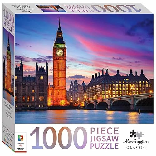 Curious Universe - Mindbogglers Puzzle 1000 Teile - Big Ben, London, England - Puzzles für Erwachsene - UK Puzzle von Curious Universe