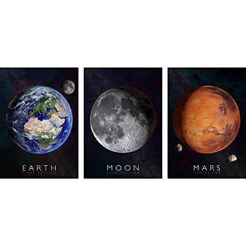 Curiscope Multiverse - Interactive Poster - Essentials Pack (Earth, Moon, Mars) Europe von Curiscope