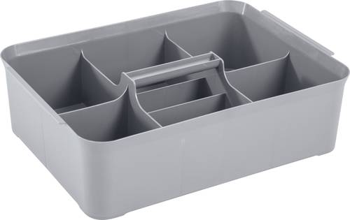 Curver 243837 Aufbewahrungsbox HANDY (L x B x H) 366 x 263 x 104mm Silber 1St. von Curver