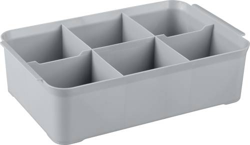 Curver 243860 Aufbewahrungsbox HANDY (L x B x H) 275 x 175 x 75mm Silber 1St. von Curver