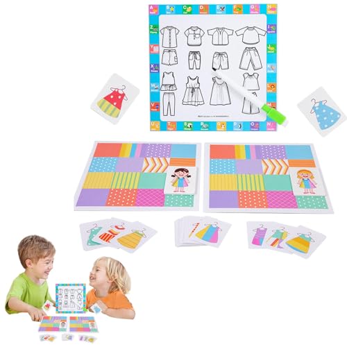 Cushangty Anziehspiele für Kinder, Anziehspiel | Lustiges Make-up-Spielzeug-Set | Lustiges Dress-Up-Kampfspiel für Kinder ab 3 Jahren, lustiges Dress-Up-Matching-Brettspiel von Cushangty