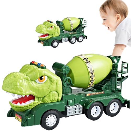 Cushangty Dinosaurier-Transport-LKW-Spielzeug, Dinosaurier-Autospielzeug - Dinosaurier-Auto-LKW-Spielzeug,Dino Toys Lernspielzeug, Dinosaurier-Transportwagen, rückziehbares Auto, von Cushangty