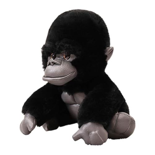 Cushangty Gorilla-Plüsch-Kuscheltiere, Gorilla-Puppenspielzeug - 7,87 Zoll weiches Stofftierspielzeug Hyperrealistische Gorilla-Plüschtiere | Gibbon-AFFE, Plüsch-Heimdekoration, Kuschelspielzeug für von Cushangty