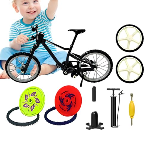 Cushangty Kleine BMX -Zyklusspielzeug, Miniaturzyklusspielzeug,Sportfinger -Zyklusspielzeug mit modifizierbaren Teilen - Neuheit Miniatur Sportverzierung für Erwachsene, Kinder, Männer, Frauen, von Cushangty